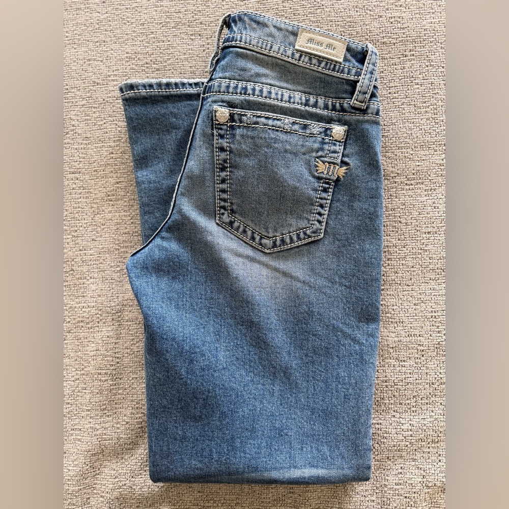 Miss Me Women's Blue Straight Jeans